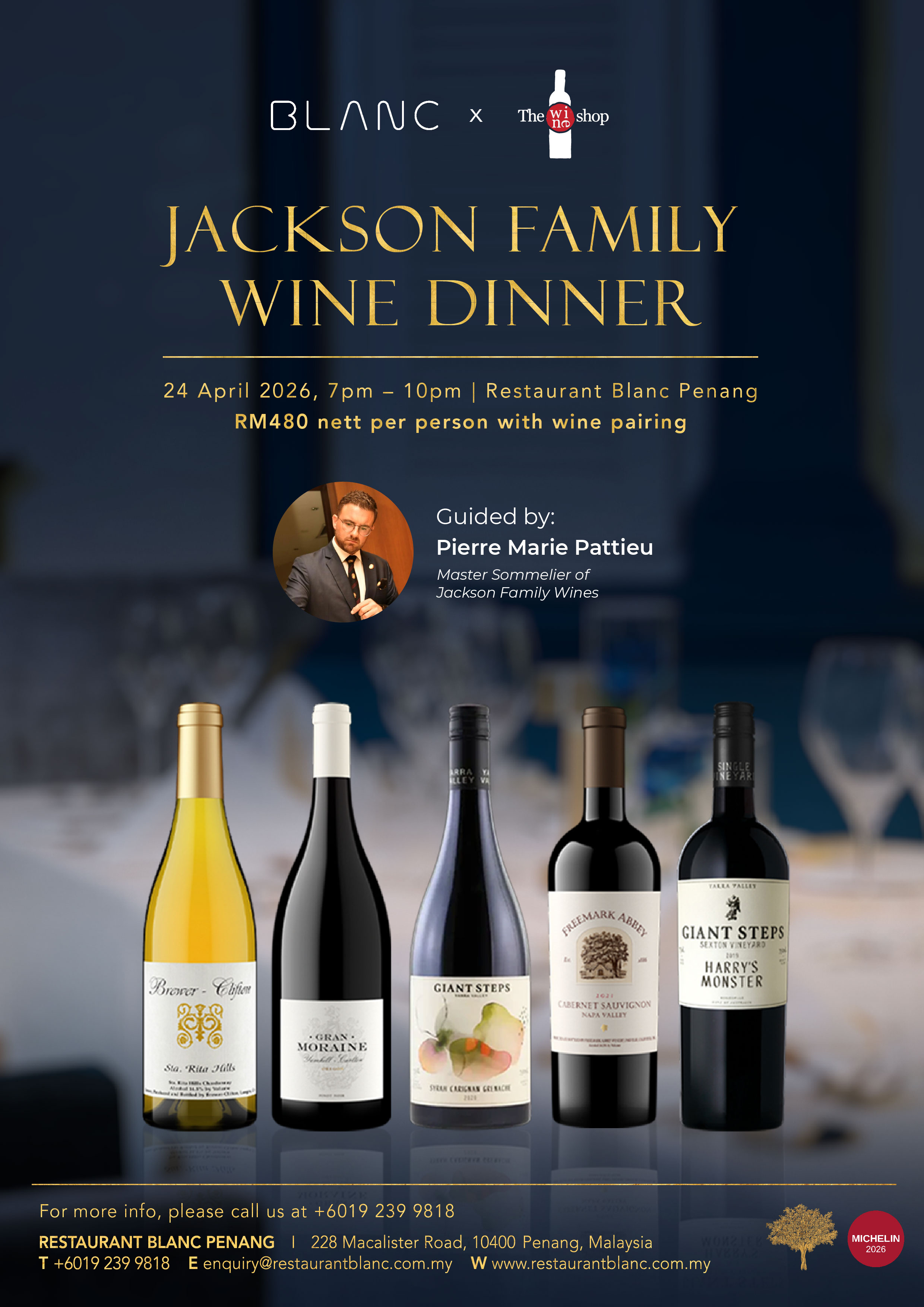 Jackson Family Wine Dinner